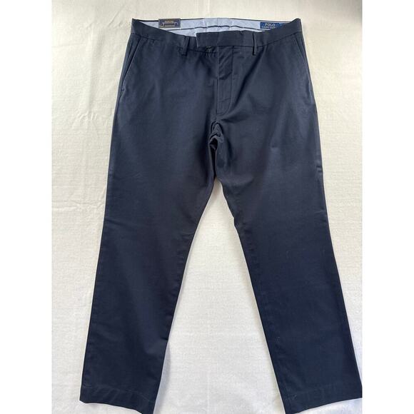 Men’s Polo Ralph Lauren BlueTag Navy Stretch Slim fit Dress pants Sz 36/30 - Picture 1 of 6